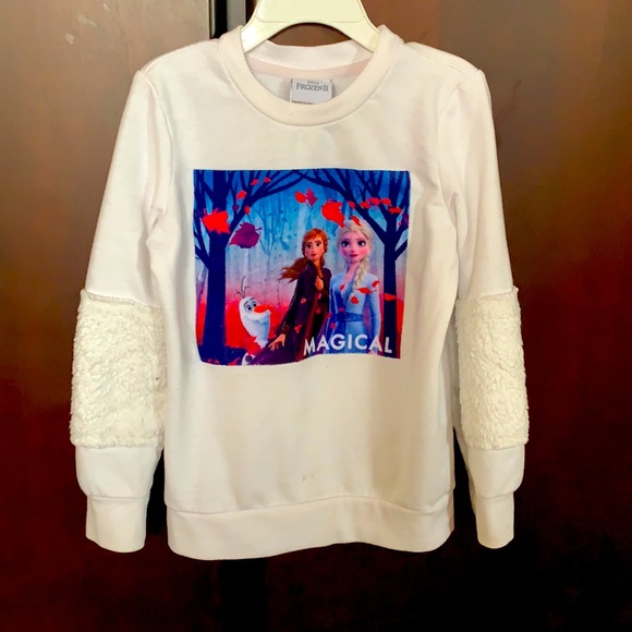 Frozen Disney sweatshirt.